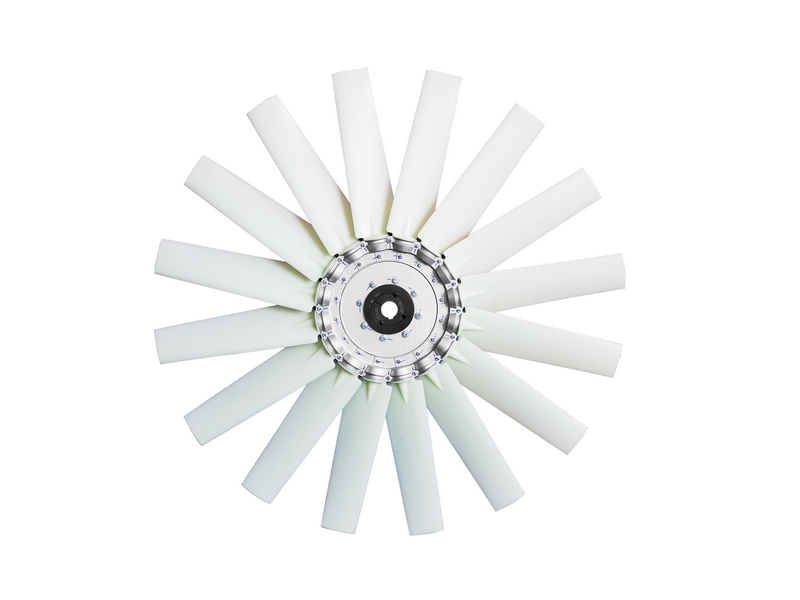 16叶 P6ZR P6ZL 青白色  组合式 尼龙扇叶总成