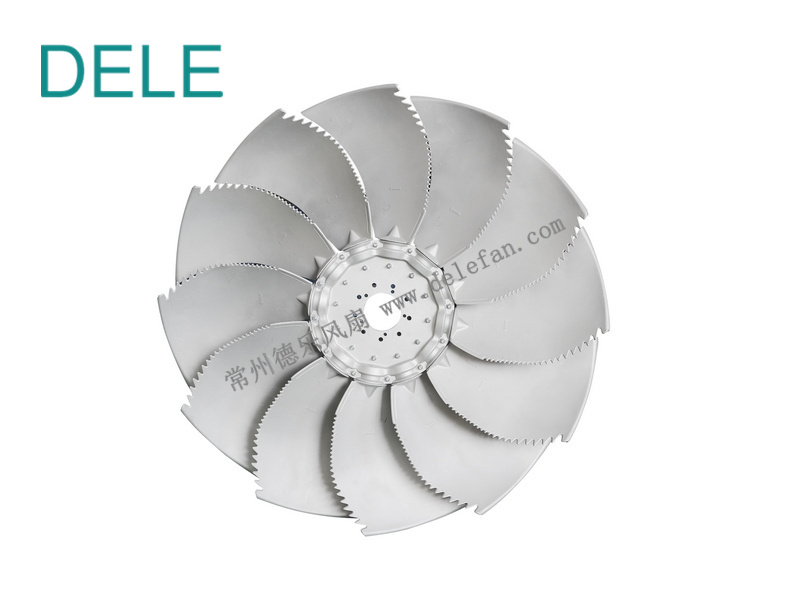 铝合金锯齿低噪音风叶Aluminum alloy serrated low noise blade(图1)
