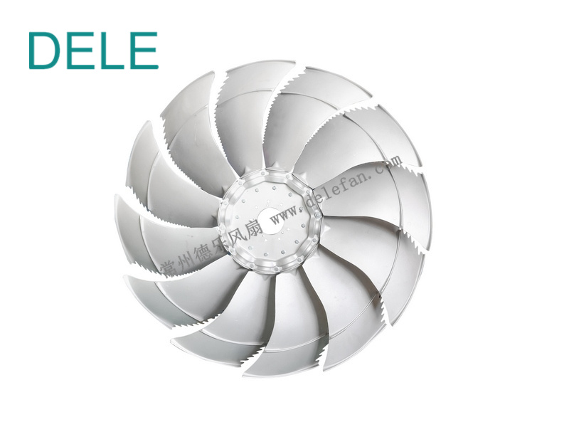 铝合金锯齿低噪音风叶Aluminum alloy serrated low noise blade(图2)