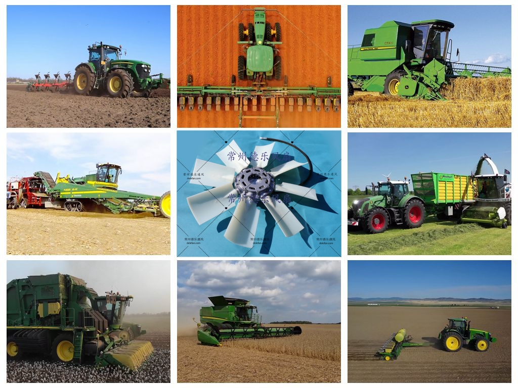 德乐DELE液压换向风扇主要用于哪些行业？以及能适配改装的品牌机器有哪些？